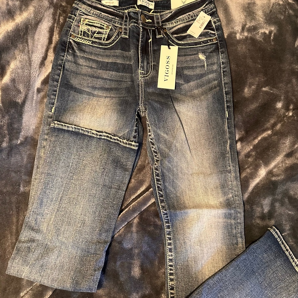 Vigoss HERITAGE FIT | High Rise Slim Bootcut jeans NWT